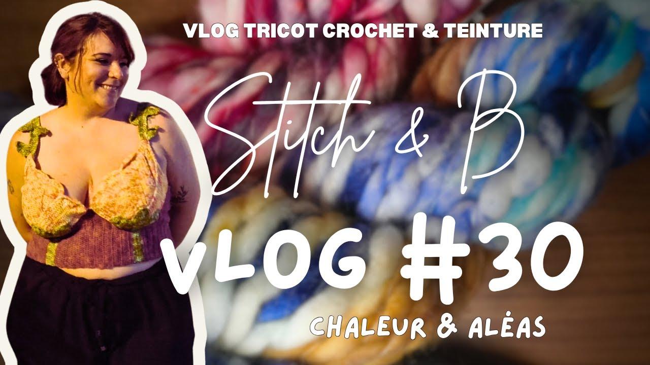 Vlog tricot et crochet n°30 : Chaleur & Aléas