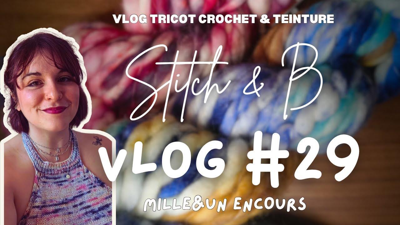 Vlog tricot et crochet n°29 : mille et un encours