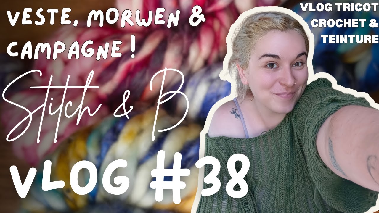Vlog tricot et crochet n°36 : Veste, Morwen et campagne