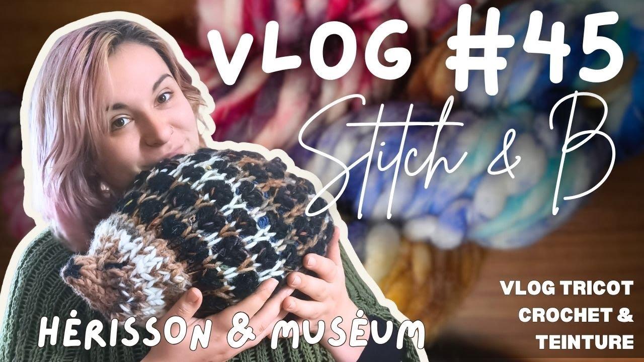 Vlog tricot et crochet n°45 : Hérisson & Muséum