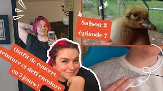 Vlog tricot StitchB : saison 2 épisode 7 ! Outfit de concert, teinture et défi encolure en 3 jours !