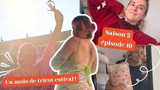 Vlog tricot StitchB : EP10 – un mois de tricot estival !
